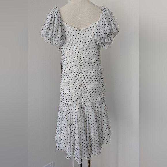 Bardot Jesse Ruched Polka Dot Dress - Picture 4 of 12